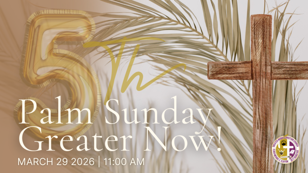 PALM SUNDAY MARCH 29. 2026